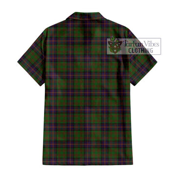 Cochrane Tartan Short Sleeve Button Shirt with Family Crest DNA In Me Style