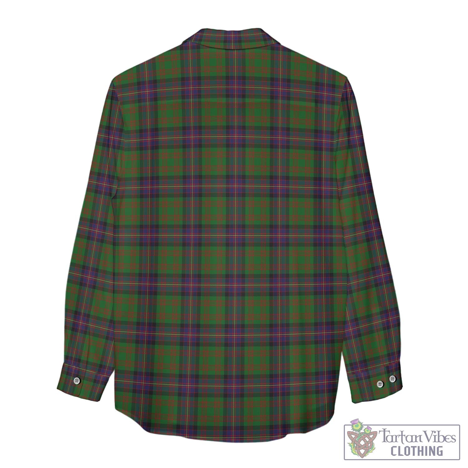 Tartan Vibes Clothing Cochrane Tartan Womens Casual Shirt with Family Crest