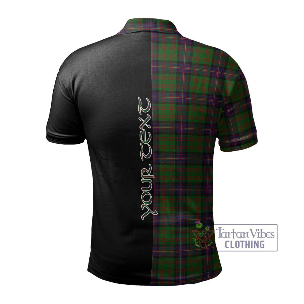 Cochrane Tartan Polo Shirt with Family Crest and Half Of Me Style - Tartanvibesclothing Shop