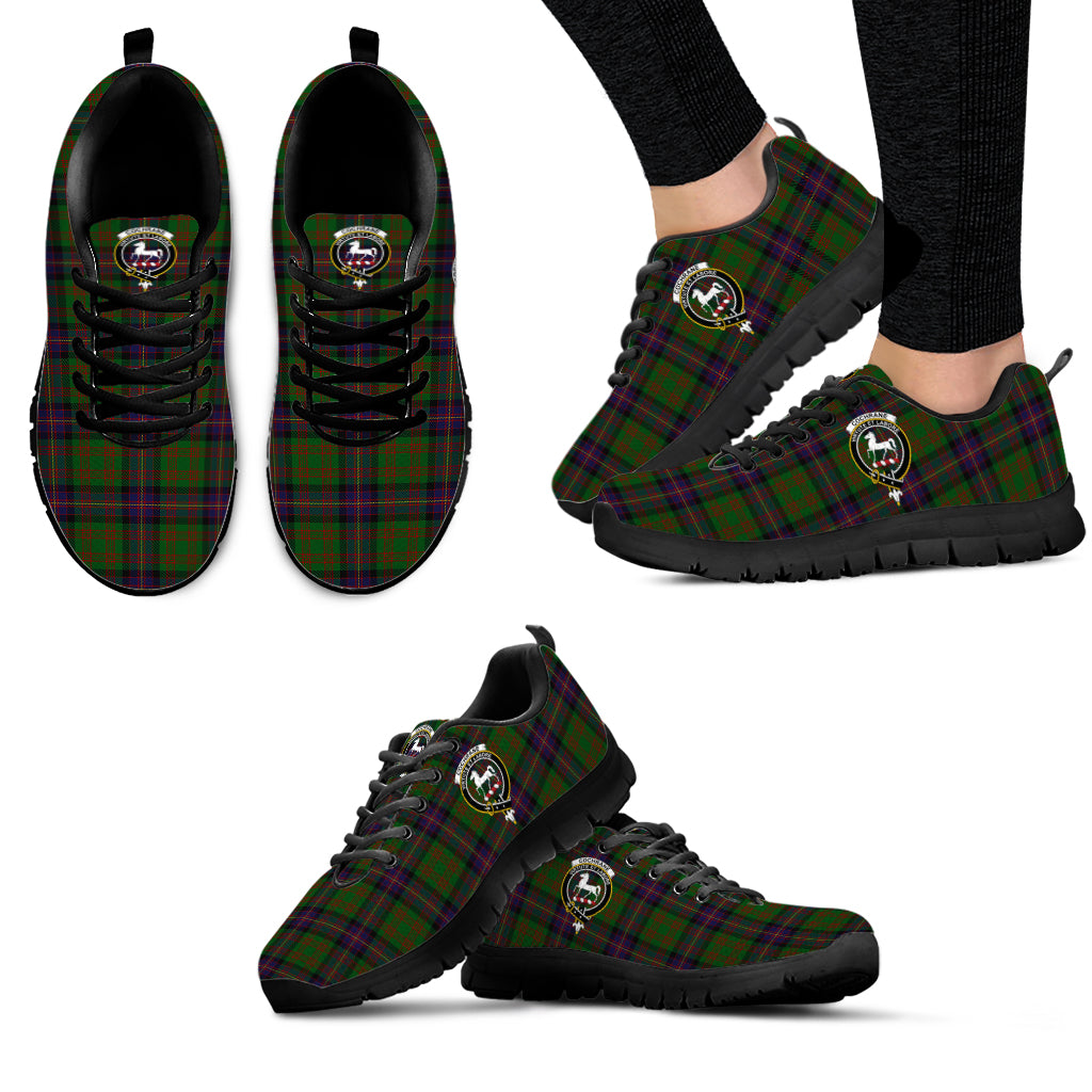 Cochrane Tartan Sneakers with Family Crest - Tartan Vibes Clothing