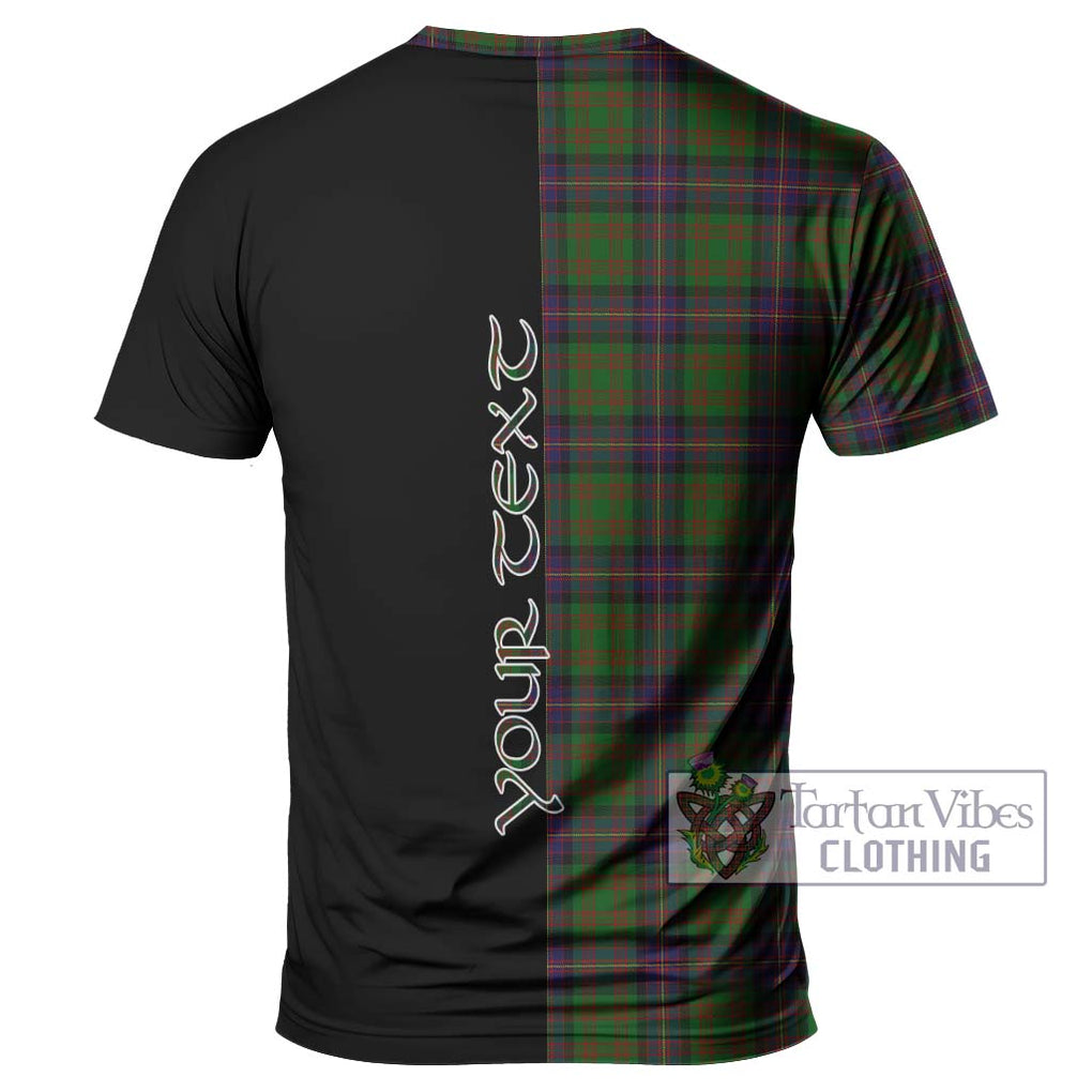 Cochrane Tartan T-Shirt with Family Crest and Half Of Me Style - Tartanvibesclothing Shop