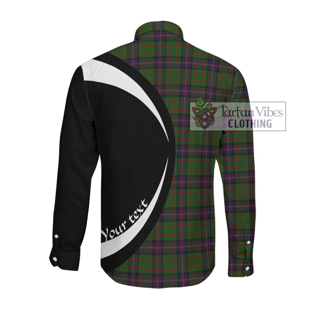 Tartan Vibes Clothing Cochrane Tartan Long Sleeve Button Up with Family Crest Circle Style