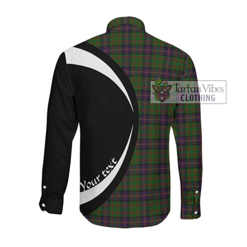 Cochrane Tartan Long Sleeve Button Up with Family Crest Circle Style