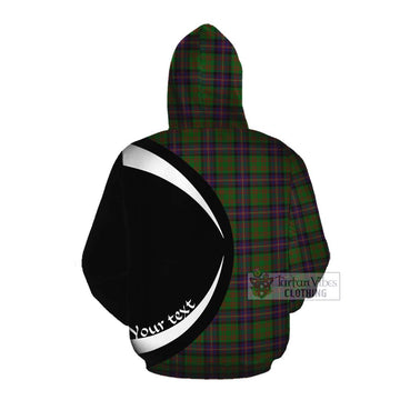 Cochrane Tartan Cotton Hoodie with Family Crest Circle Style