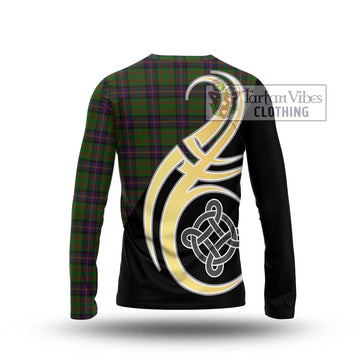 Cochrane Tartan Long Sleeve T-Shirt with Family Crest and Celtic Symbol Style