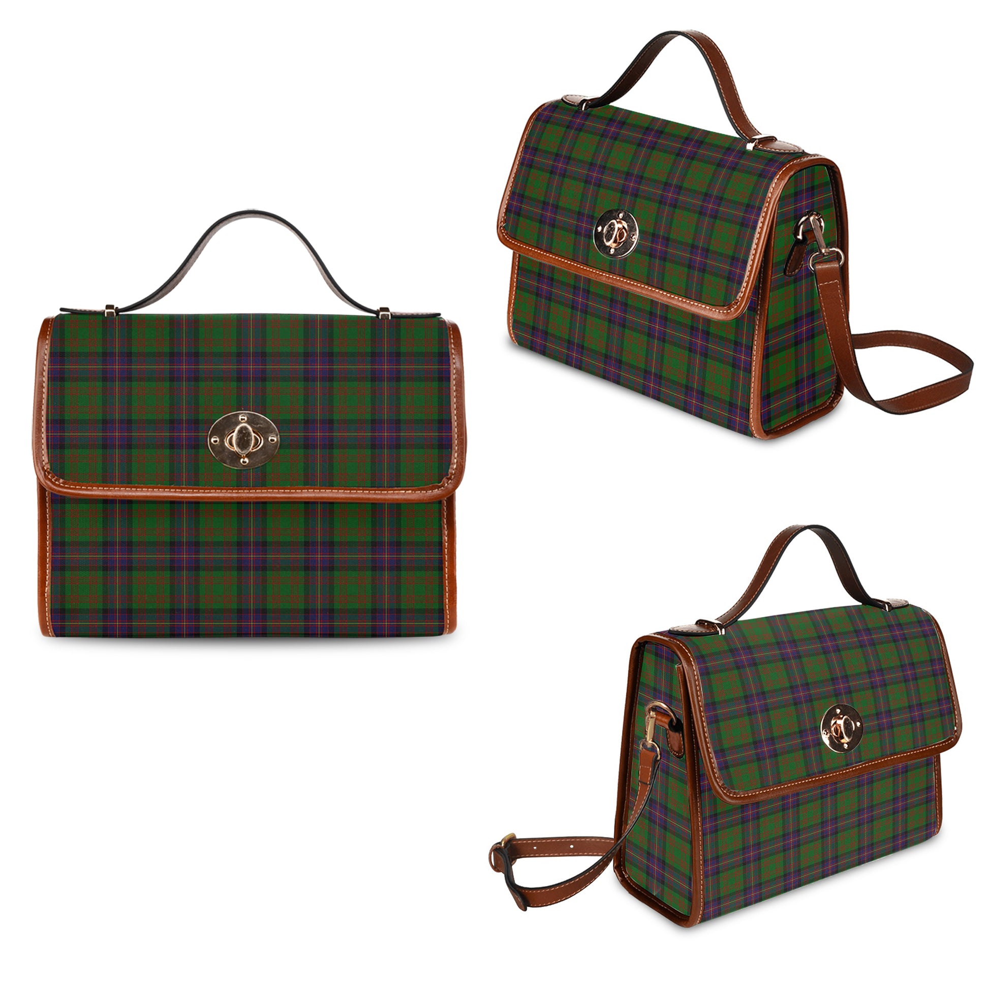 cochrane-tartan-leather-strap-waterproof-canvas-bag