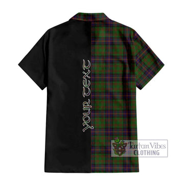 Cochrane Tartan Short Sleeve Button Shirt with Family Crest and Half Of Me Style