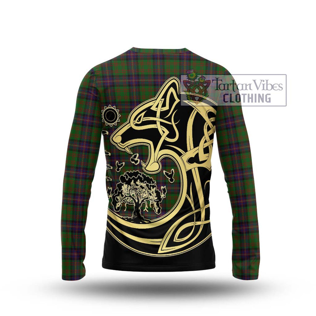 Cochrane Tartan Long Sleeve T-Shirt with Family Crest Celtic Wolf Style - Tartan Vibes Clothing