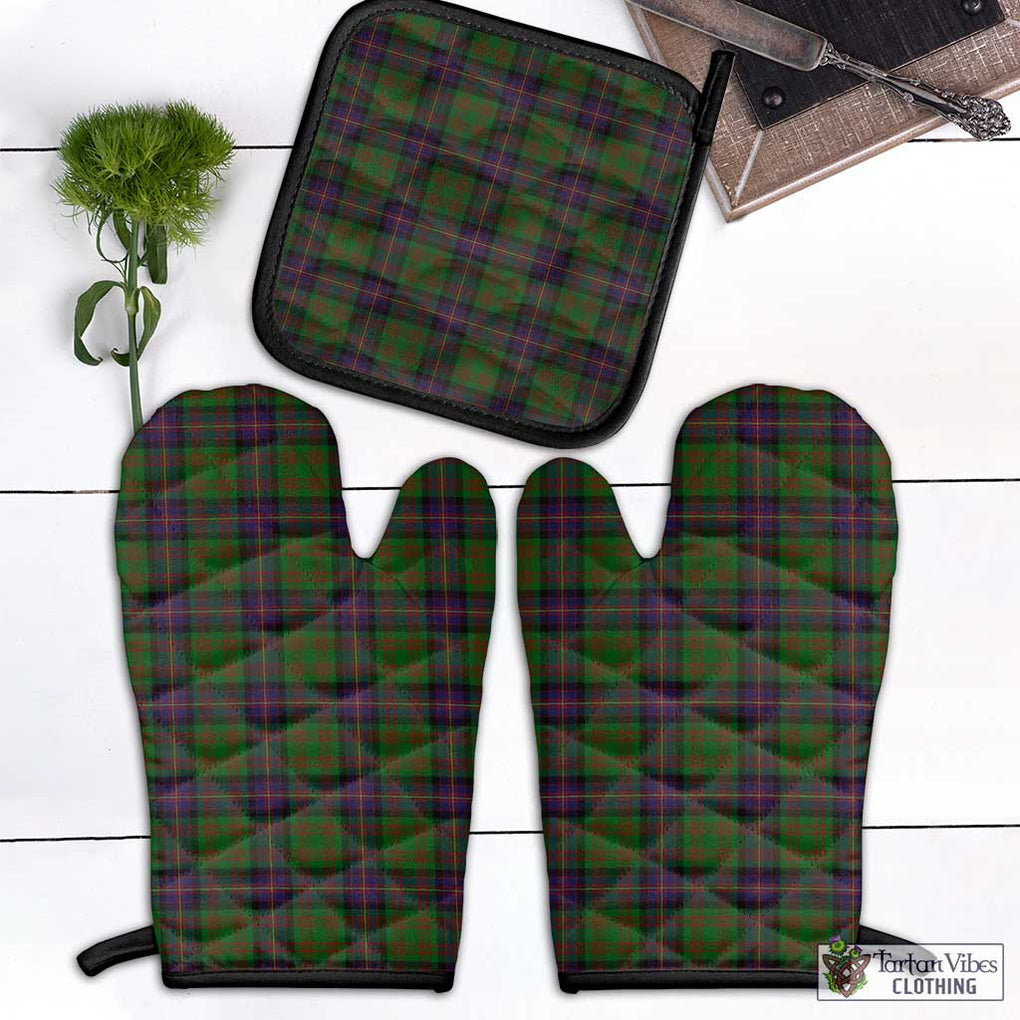 Cochrane Tartan Combo Oven Mitt & Pot-Holder Black - Tartan Vibes Clothing