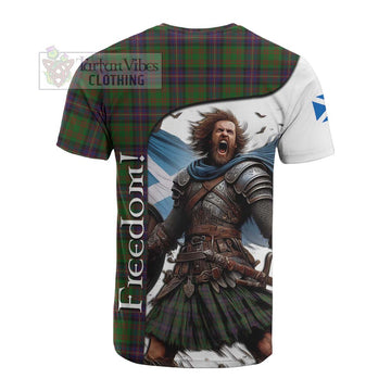 Cochrane Crest Tartan Cotton T-shirt Inspired by the Freedom of Scottish Warrior