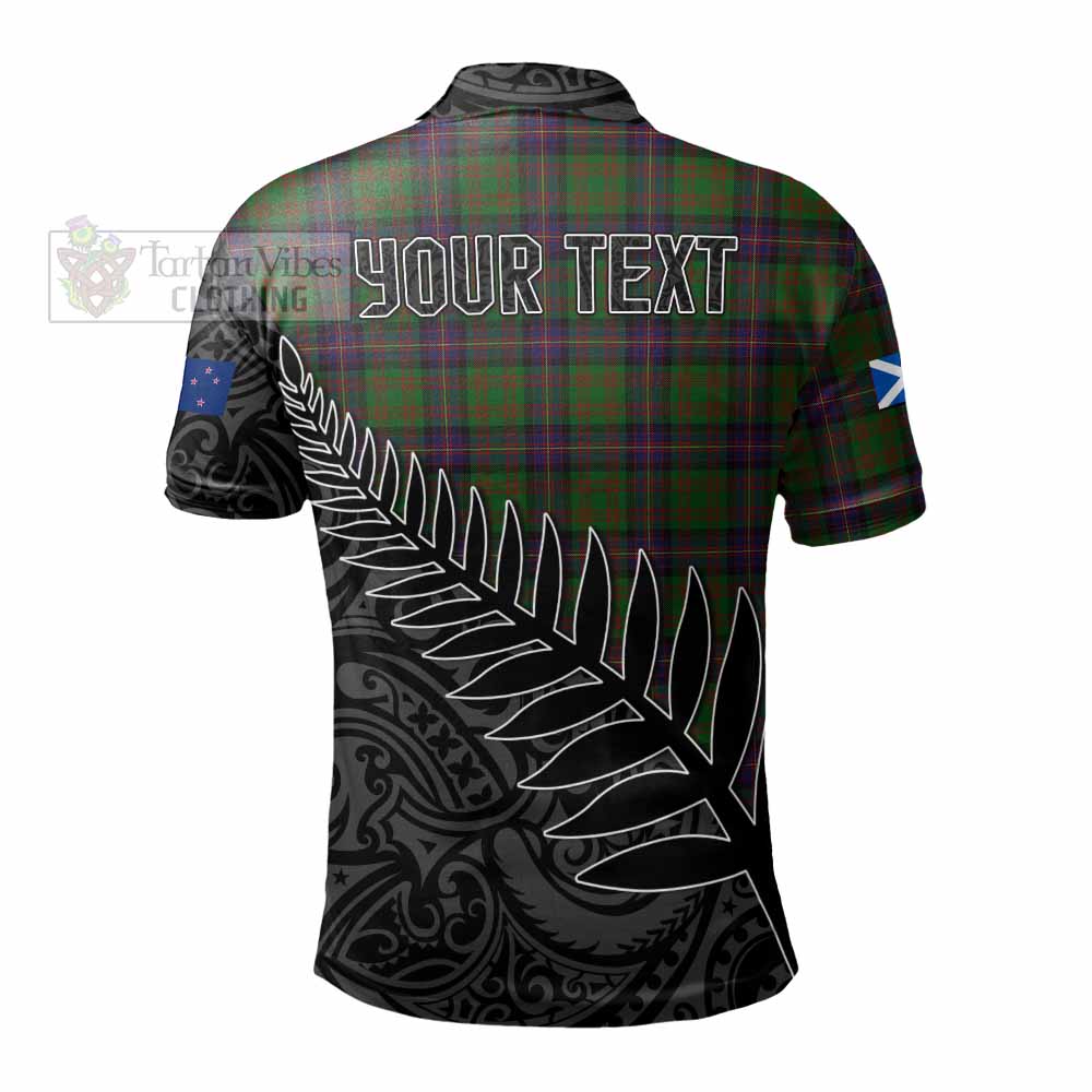 Cochrane Crest Tartan Polo Shirt with New Zealand Silver Fern Half Style