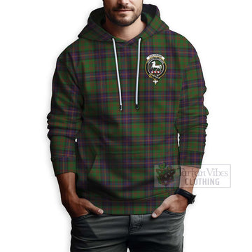 Cochrane Tartan Hoodie with Family Crest Celtic Skull Style