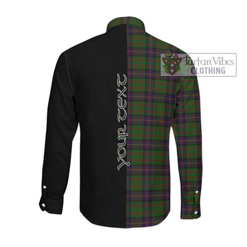 Cochrane Tartan Long Sleeve Button Shirt with Family Crest and Half Of Me Style