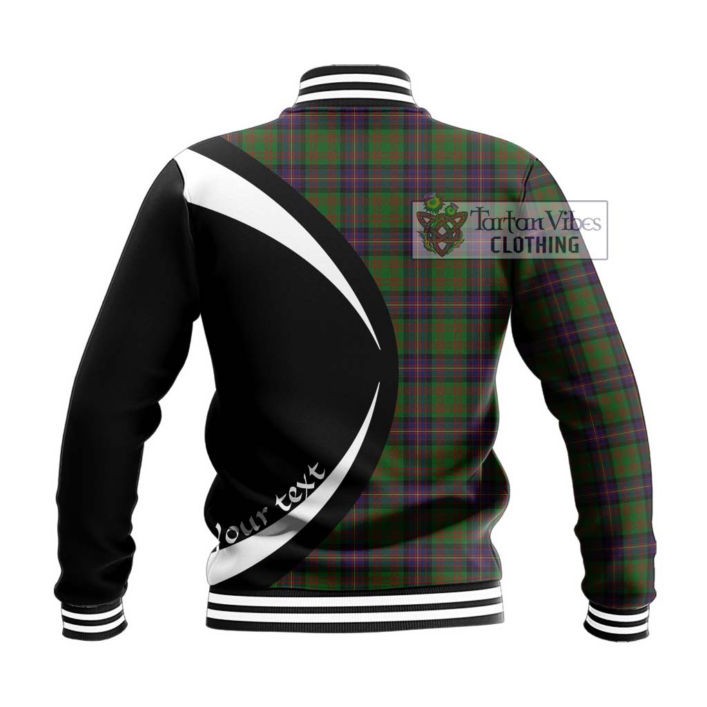 Cochrane Tartan Baseball Jacket with Family Crest Circle Style - Tartan Vibes Clothing