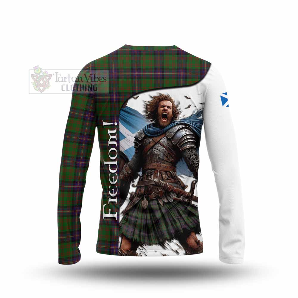 Tartan Vibes Clothing Cochrane Crest Tartan Long Sleeve T-Shirt Inspired by the Freedom of Scottish Warrior