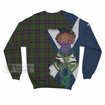 Cochrane Tartan Family Crest Sweatshirt Scottish Thistle Celtic Inspired - Tartan Vibes Clothing