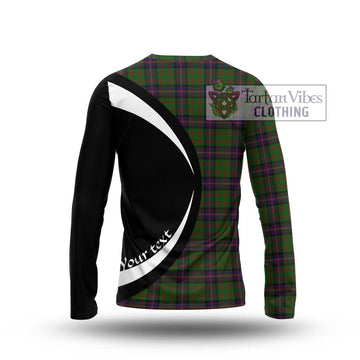 Cochrane Tartan Long Sleeve T-Shirt with Family Crest Circle Style