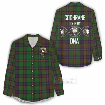 Cochrane Tartan Women's Casual Shirt with Family Crest DNA In Me Style