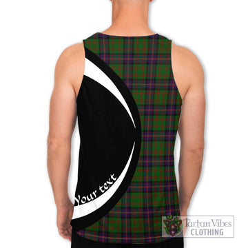 Cochrane Tartan Men's Tank Top with Family Crest Circle Style