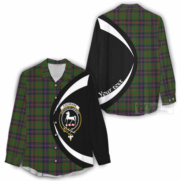 Cochrane Tartan Women's Casual Shirt with Family Crest Circle Style