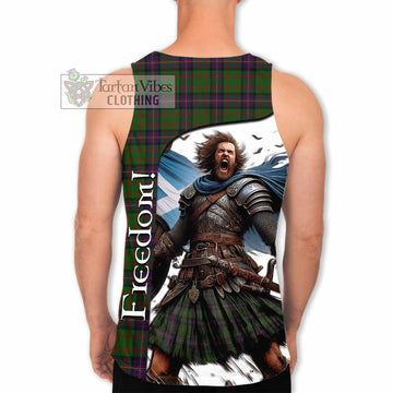 Cochrane Crest Tartan Men's Tank Top Inspired by the Freedom of Scottish Warrior