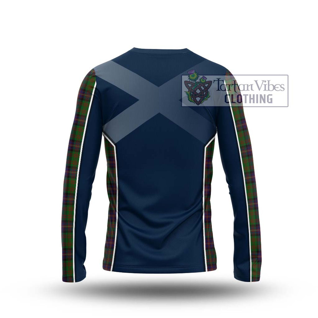 Cochrane Tartan Long Sleeve T-Shirt with Family Crest and Lion Rampant Vibes Sport Style - Tartan Vibes Clothing