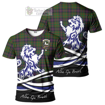 Cochrane Tartan Cotton T-shirt with Alba Gu Brath Regal Lion Emblem