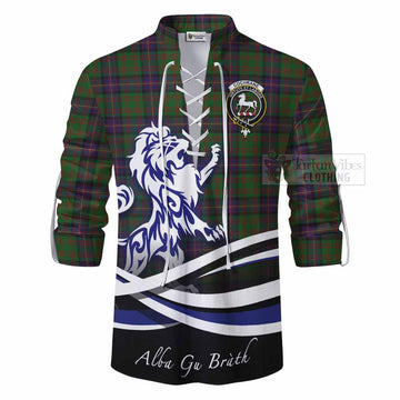 Cochrane Tartan Ghillie Kilt Shirt with Alba Gu Brath Regal Lion Emblem