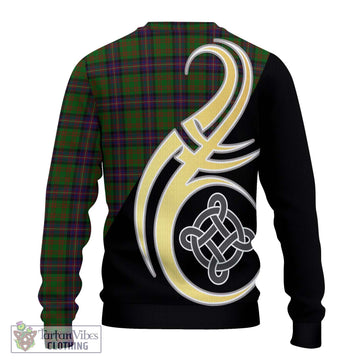 Cochrane Tartan Ugly Sweater with Family Crest and Celtic Symbol Style