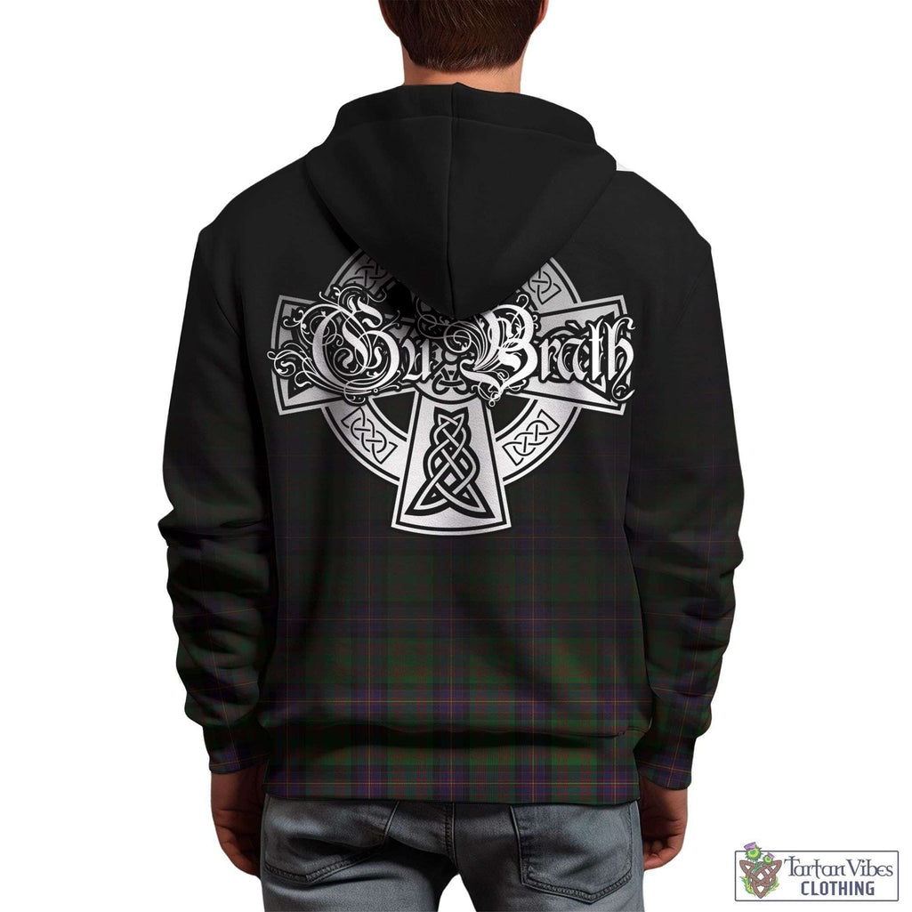 Tartan Vibes Clothing Cochrane Tartan Hoodie Featuring Alba Gu Brath Family Crest Celtic Inspired