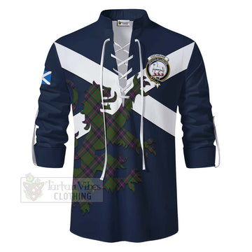 Cochrane Tartan Lion Rampant Ghillie Kilt Shirt Proudly Display Your Heritage with Alba Gu Brath and Clan Name