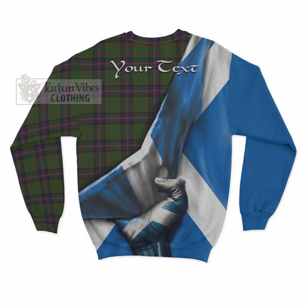 Tartan Vibes Clothing Cochrane Tartan Sweatshirt with Family Crest Scotland Patriotic Style