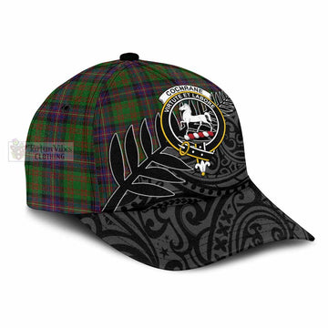 Cochrane Tartan Classic Cap with New Zealand Silver Fern Half Style