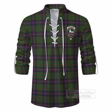 Cochrane Tartan Ghillie Kilt Shirt with Family Crest DNA In Me Style