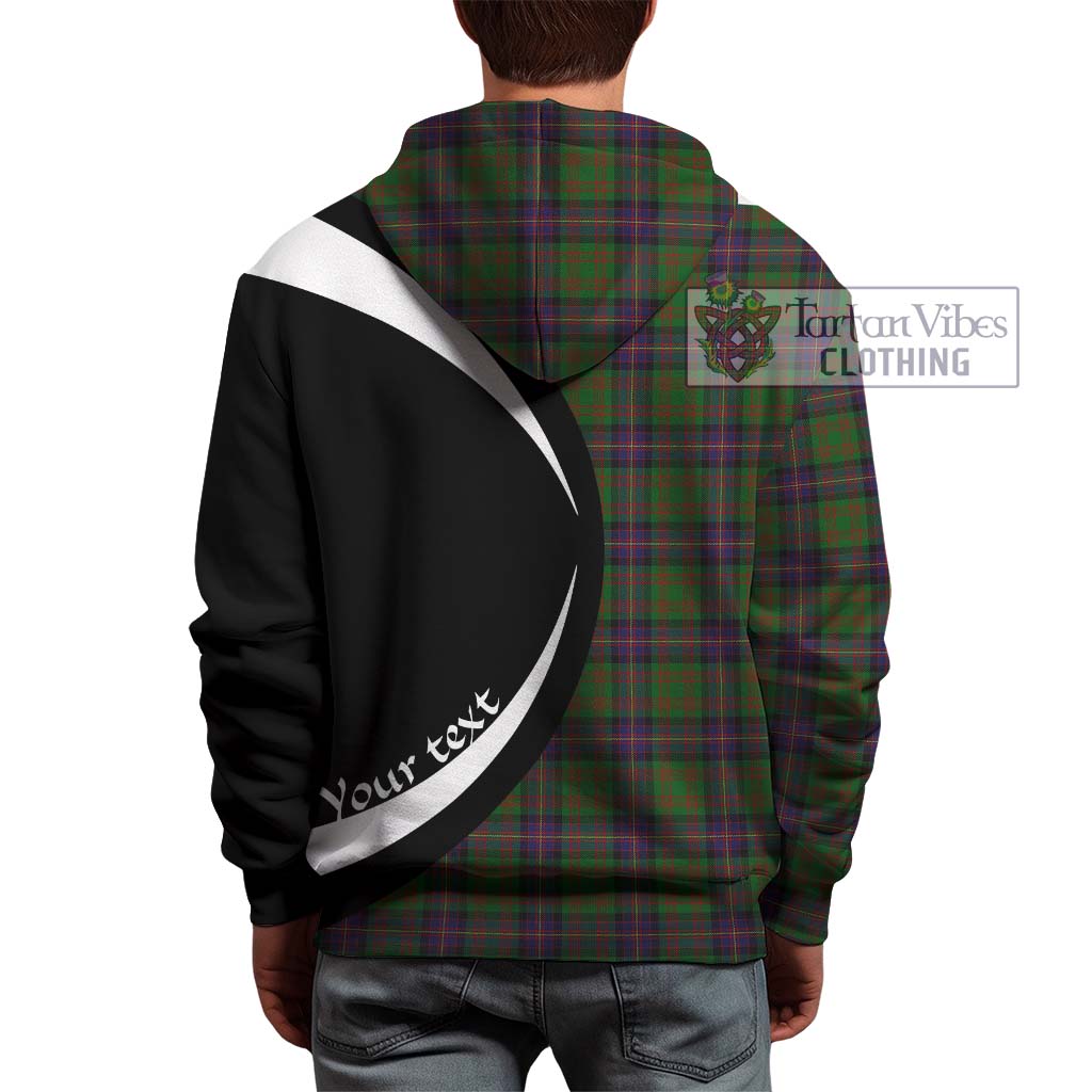 Tartan Vibes Clothing Cochrane Tartan Hoodie with Family Crest Circle Style