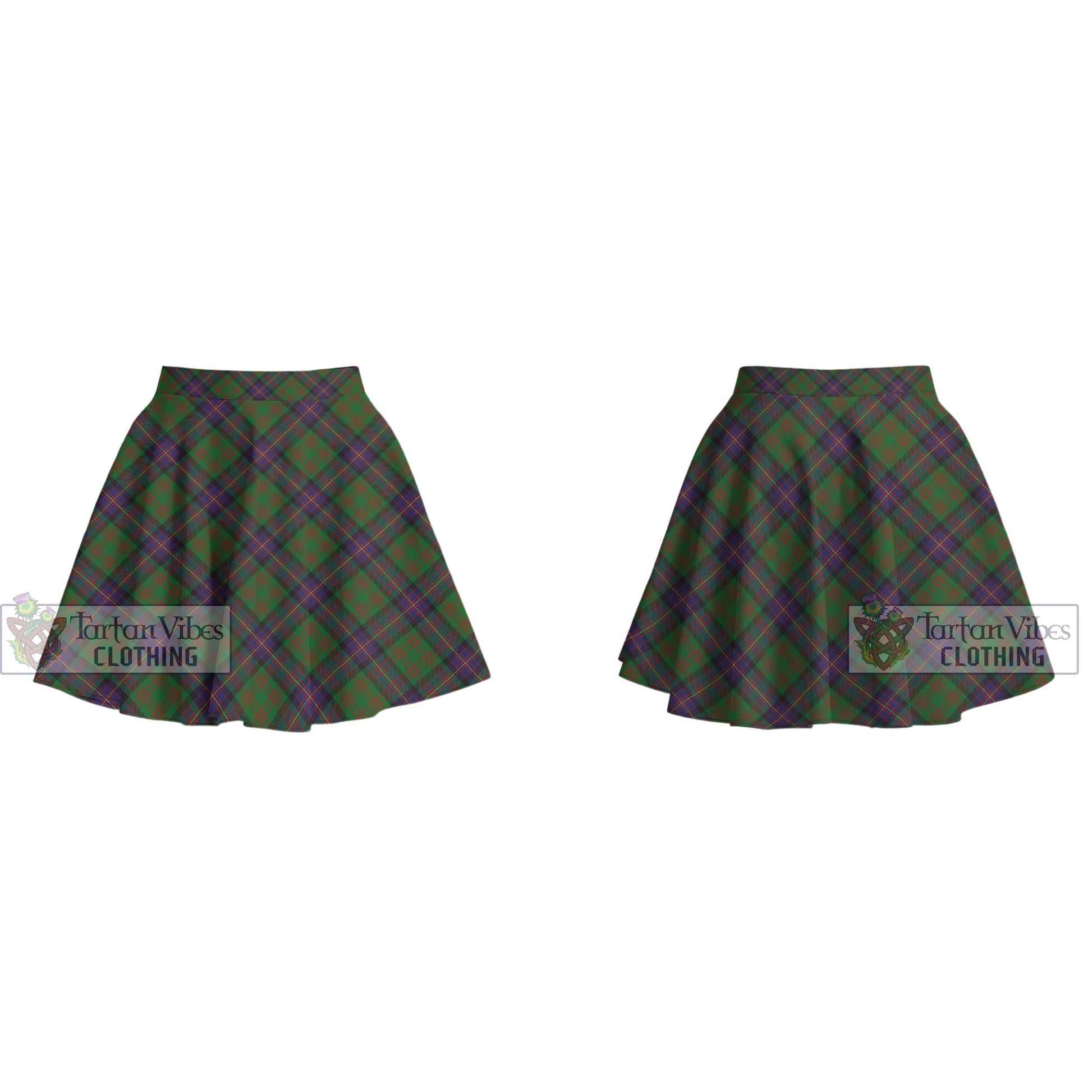 Tartan Vibes Clothing Cochrane Tartan Women's Plated Mini Skirt