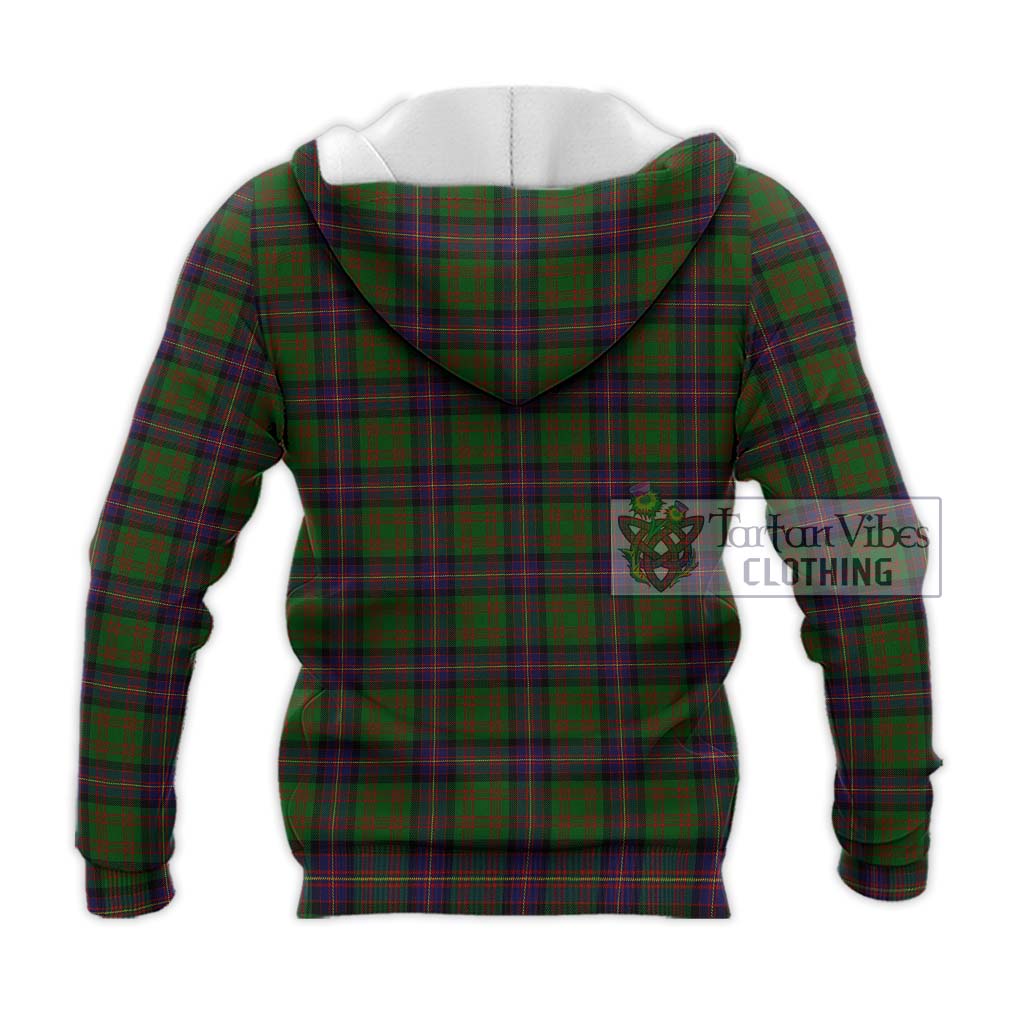 Tartan Vibes Clothing Cochrane Tartan Knitted Hoodie with Family Crest DNA In Me Style