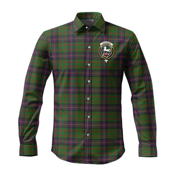 Cochrane Tartan Long Sleeve Button Up Shirt with Family Crest