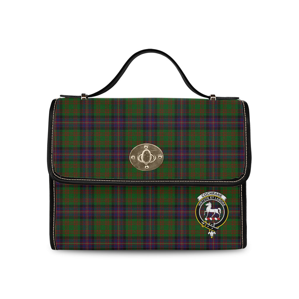 cochrane-tartan-leather-strap-waterproof-canvas-bag-with-family-crest