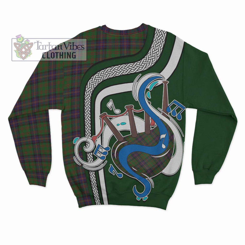 Cochrane Tartan Sweatshirt with Epic Bagpipe Style - Tartanvibesclothing Shop