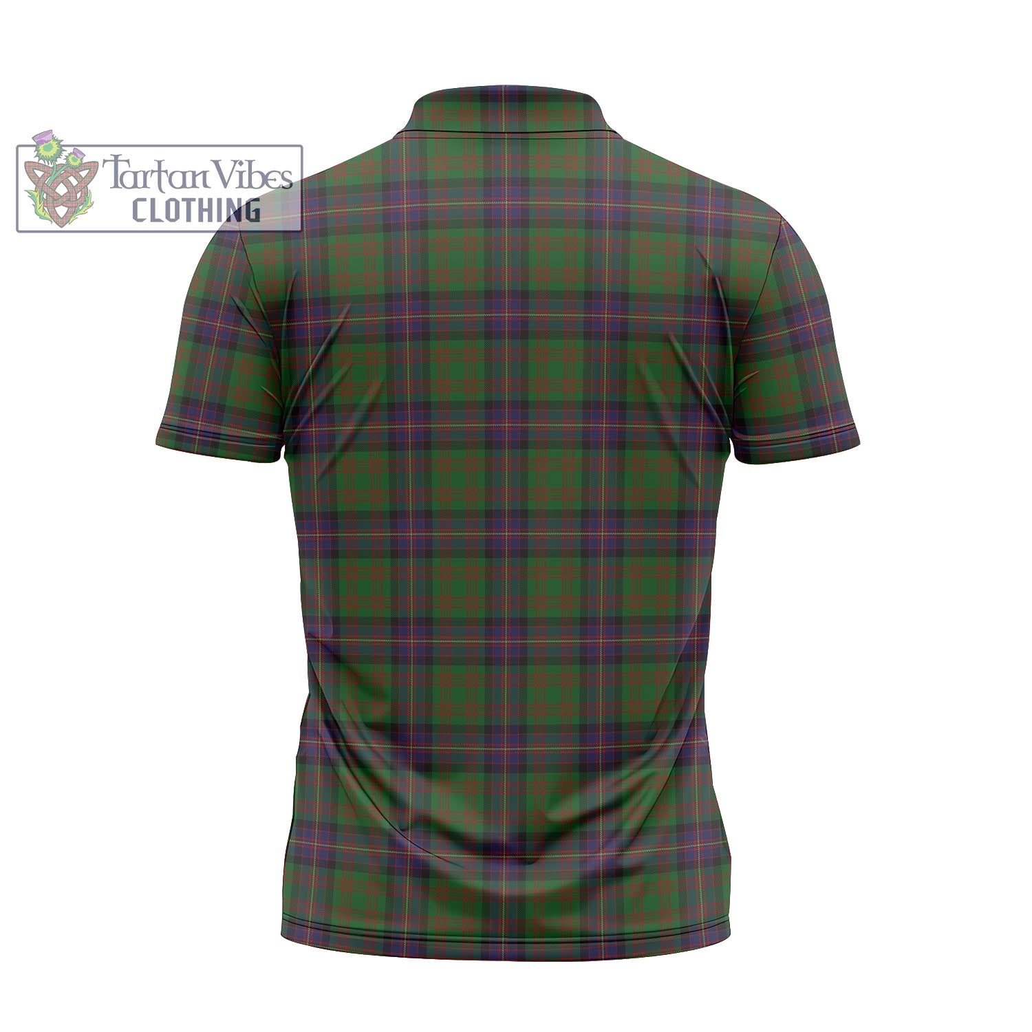 Tartan Vibes Clothing Cochrane Tartan Zipper Polo Shirt with Family Crest