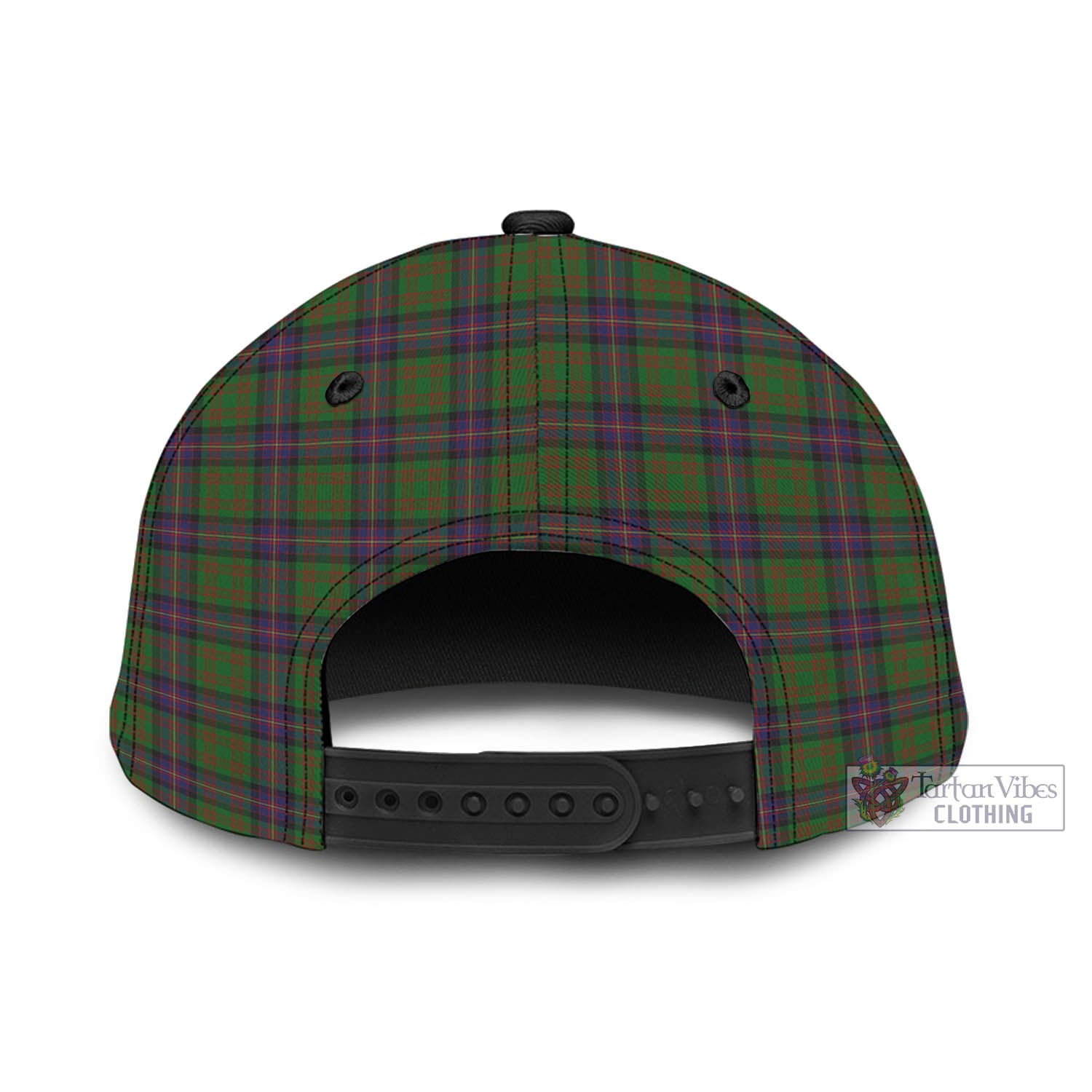 Tartan Vibes Clothing Cochrane Tartan Classic Cap with Family Crest In Me Style