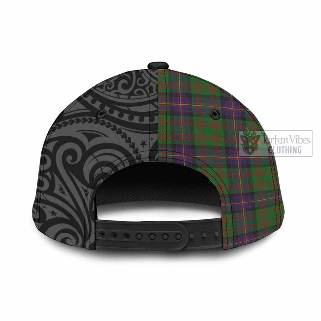 Tartan Vibes Clothing Cochrane Tartan Classic Cap with New Zealand Silver Fern Half Style