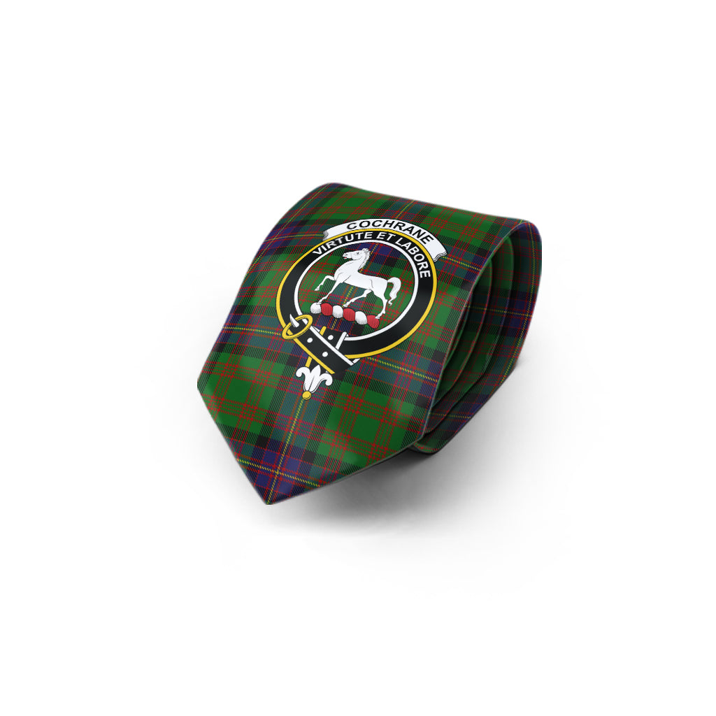 Cochrane Tartan Classic Necktie with Family Crest - Tartan Vibes Clothing