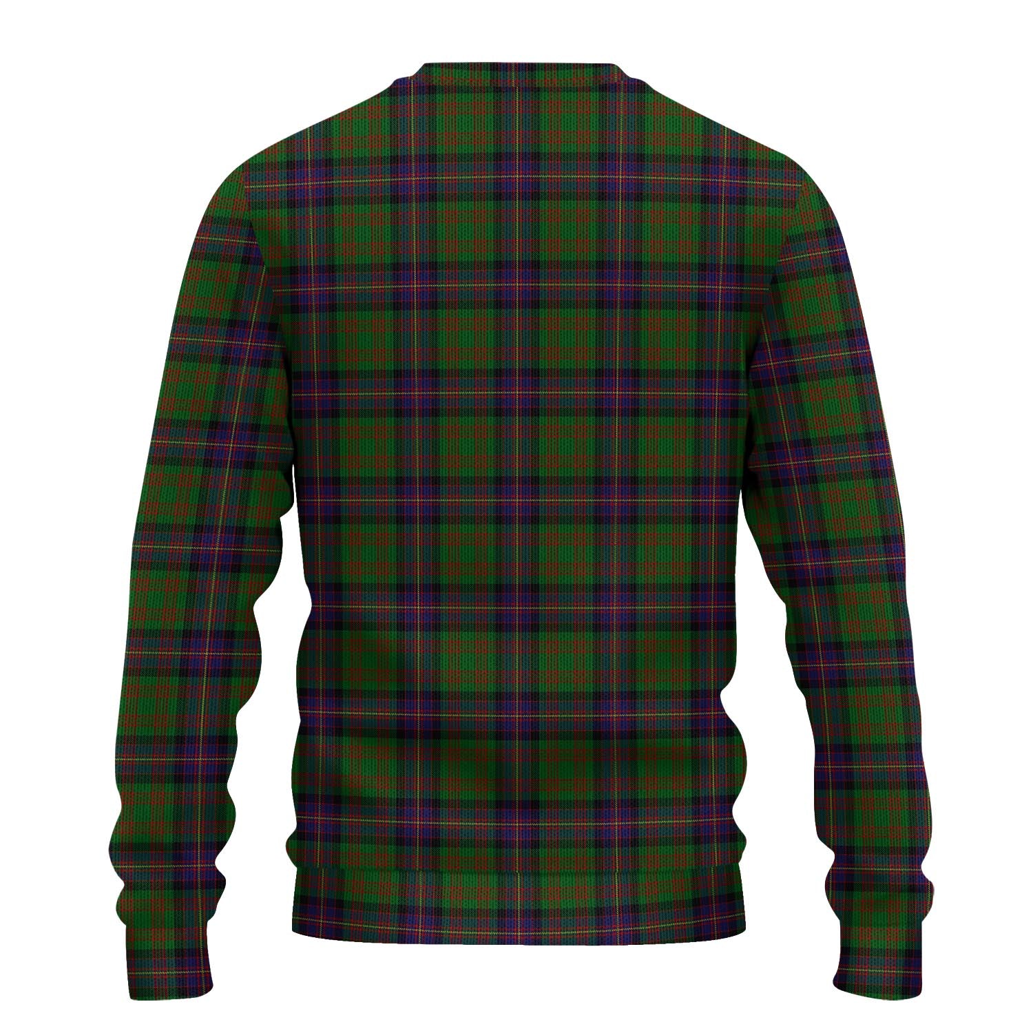 Cochrane Tartan Knitted Sweater with Family Crest - Tartanvibesclothing