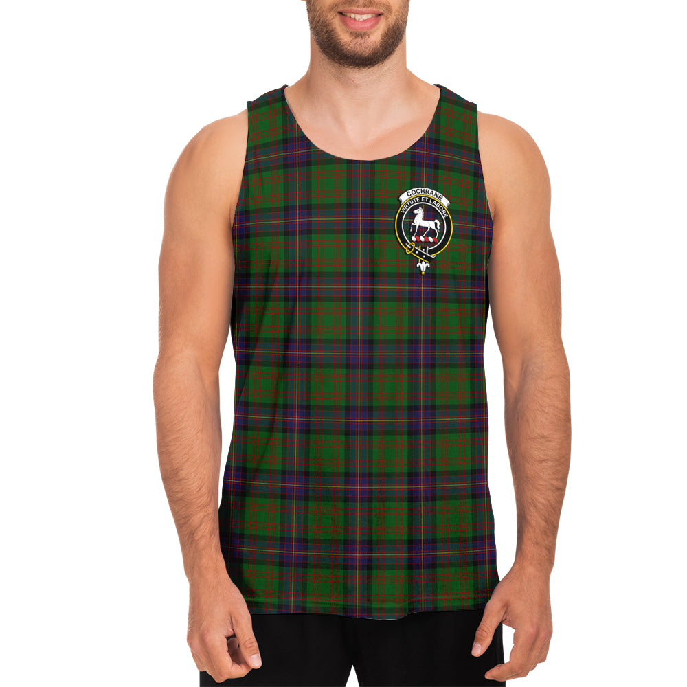 cochrane-tartan-mens-tank-top-with-family-crest