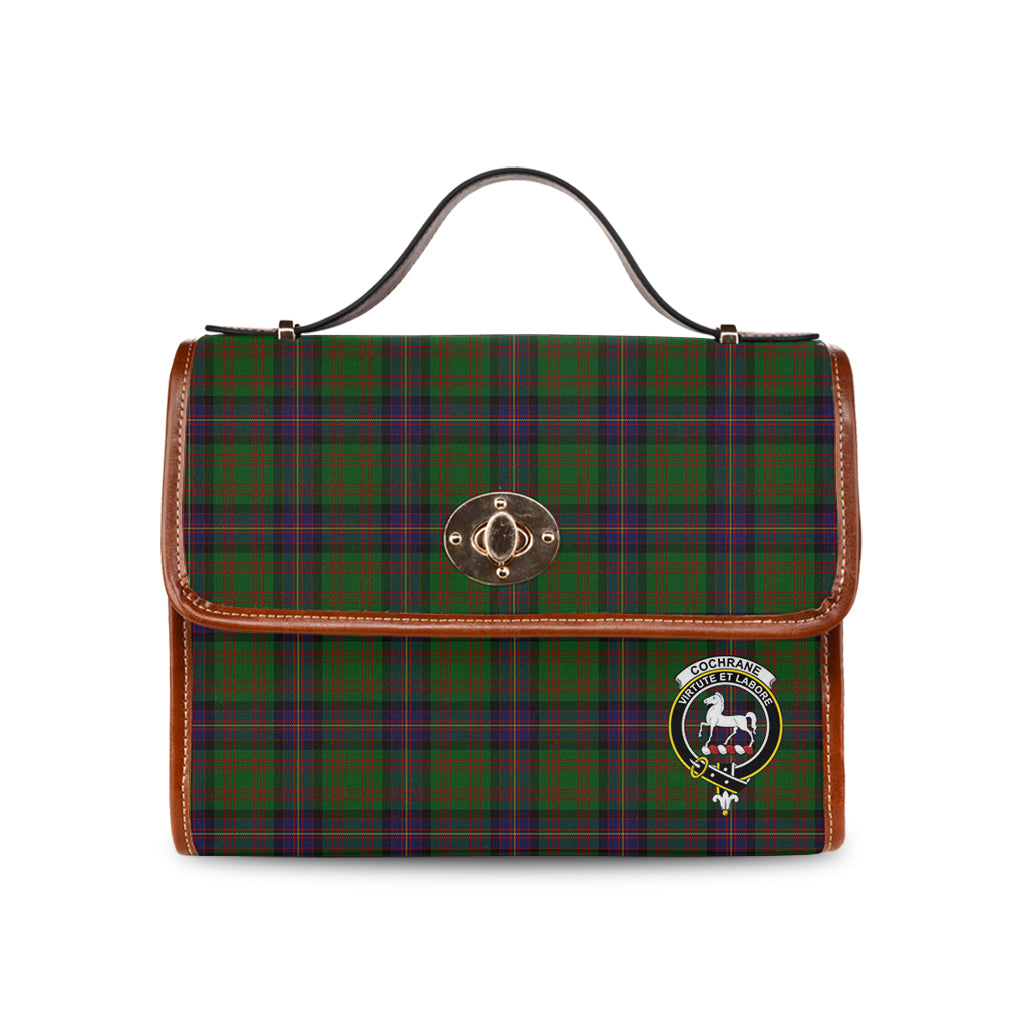 cochrane-tartan-leather-strap-waterproof-canvas-bag-with-family-crest