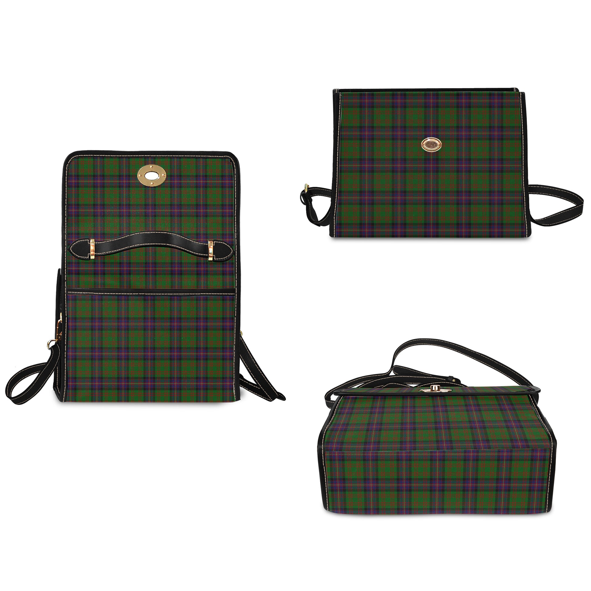 cochrane-tartan-leather-strap-waterproof-canvas-bag