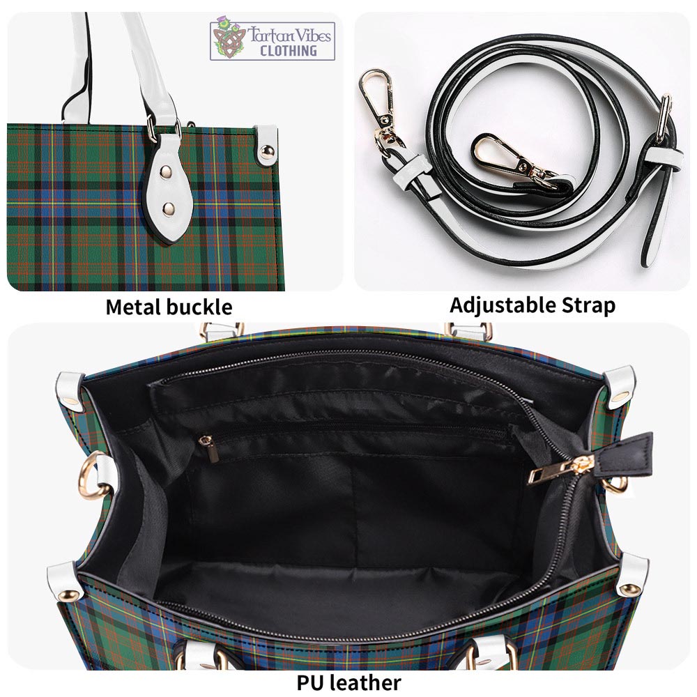 Tartan Vibes Clothing Cochrane Ancient Tartan Luxury Leather Handbags