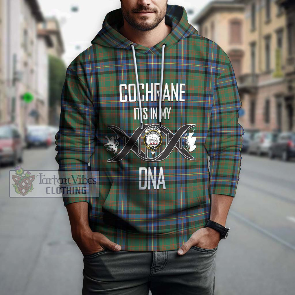 Cochrane Ancient Tartan Hoodie with Family Crest DNA In Me Style Pullover Hoodie - Tartanvibesclothing Shop